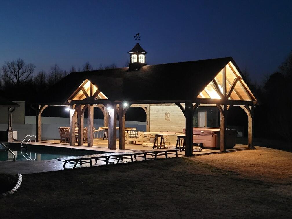 Custom Alpine Wood Pavilion in Fayetteville, NC