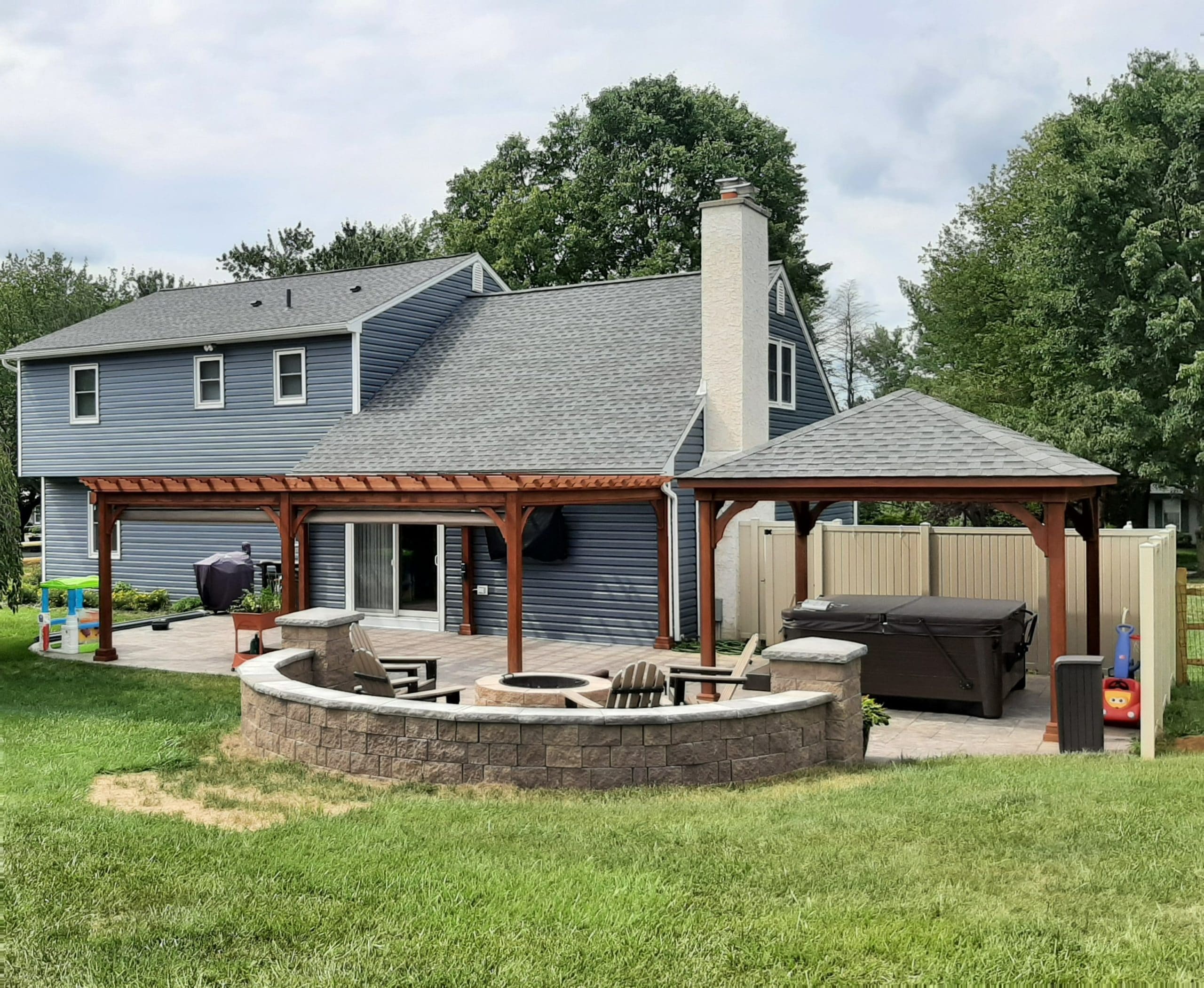 Traditional Wood Pavilion & Pergola in Downingtown, PA